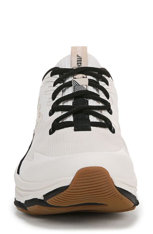 Ryka Rykä Devoted Rs Walking Sneaker In White Black