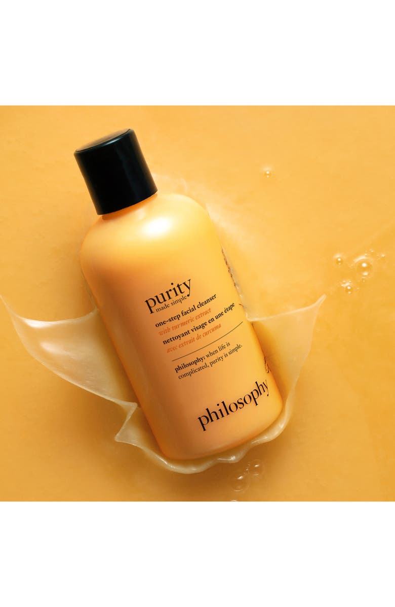philosophy purity made simple one-step facial cleanser with turmeric extract, Alternate, color,
