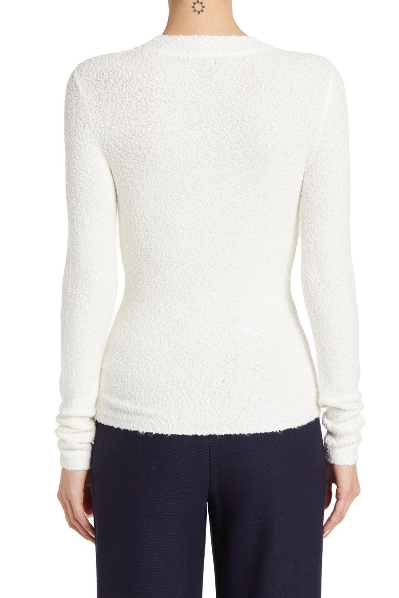 Boucle Crewneck Pullover Sweater, Alternate, color, ECRU