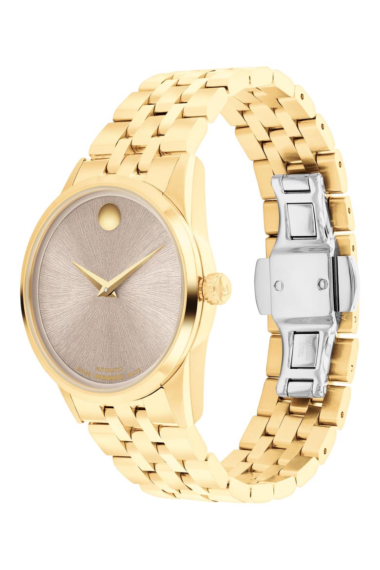 Museum Classic Automatic Bracelet Watch, 33mm, Alternate, color, GRAY