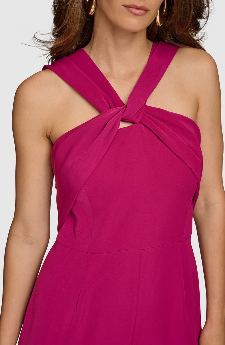 Donna Karan New York Sleeveless Wide Leg Jumpsuit, Alternate, color, Cactus Flower