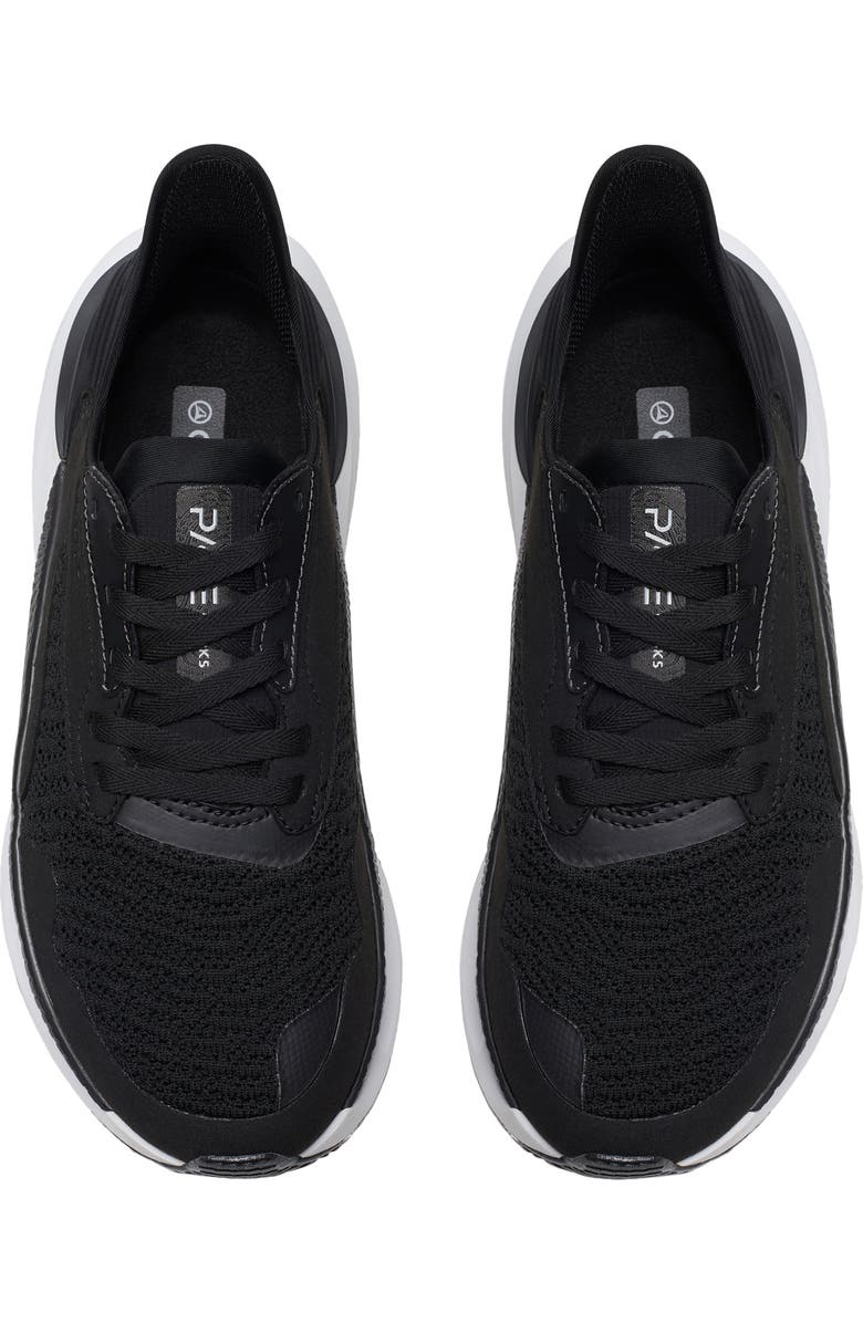 Clarks<sup>®</sup> Pace Lace-Up Sneaker, Alternate, color, Black/ White
