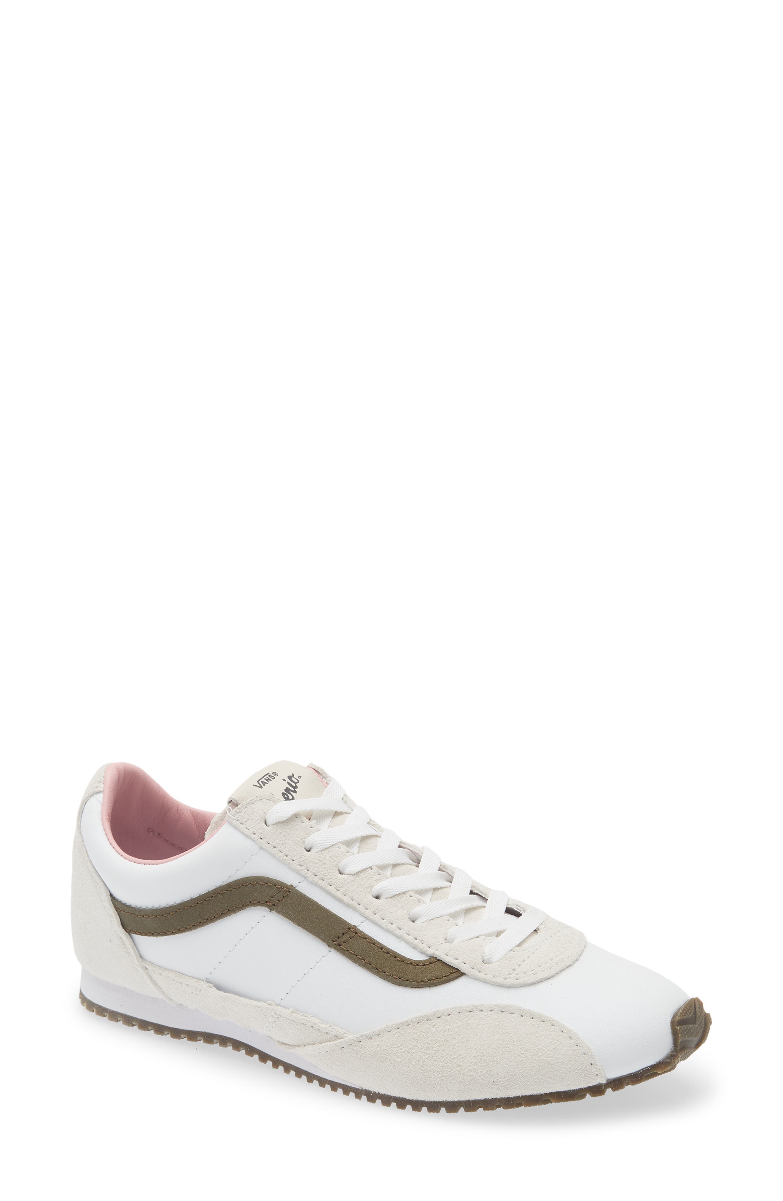 Vans Premium Super Lowpro Trainer, Main, color, Pig Suede White