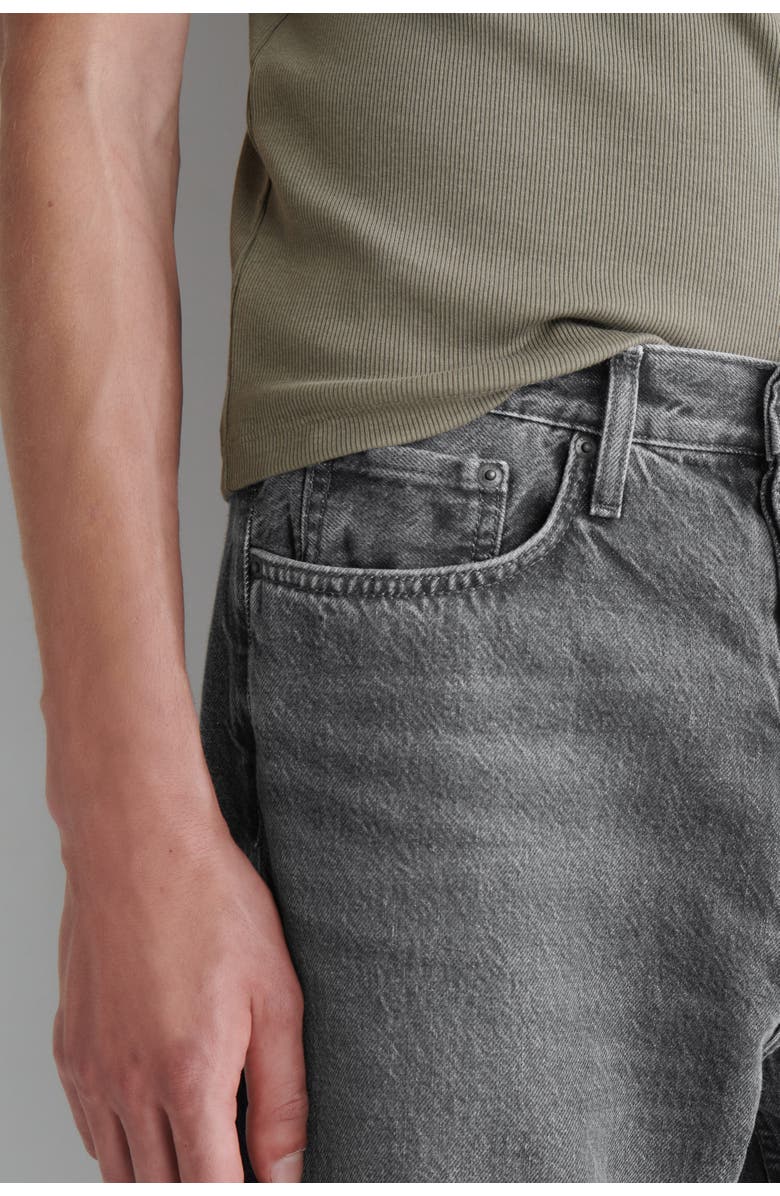 COS Rider Relaxed-Fit Straight-Leg Jeans, Alternate, color, Washed Black