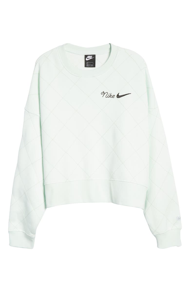 Nike Sportswear Quilted Fleece Sweatshirt, Alternate, color, 