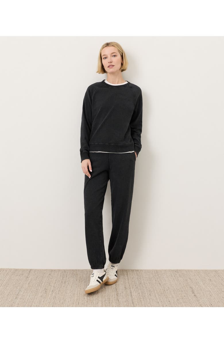 Pact Organic Cotton Weekends Relaxed Sweatpant, Alternate, color, Washed Black
