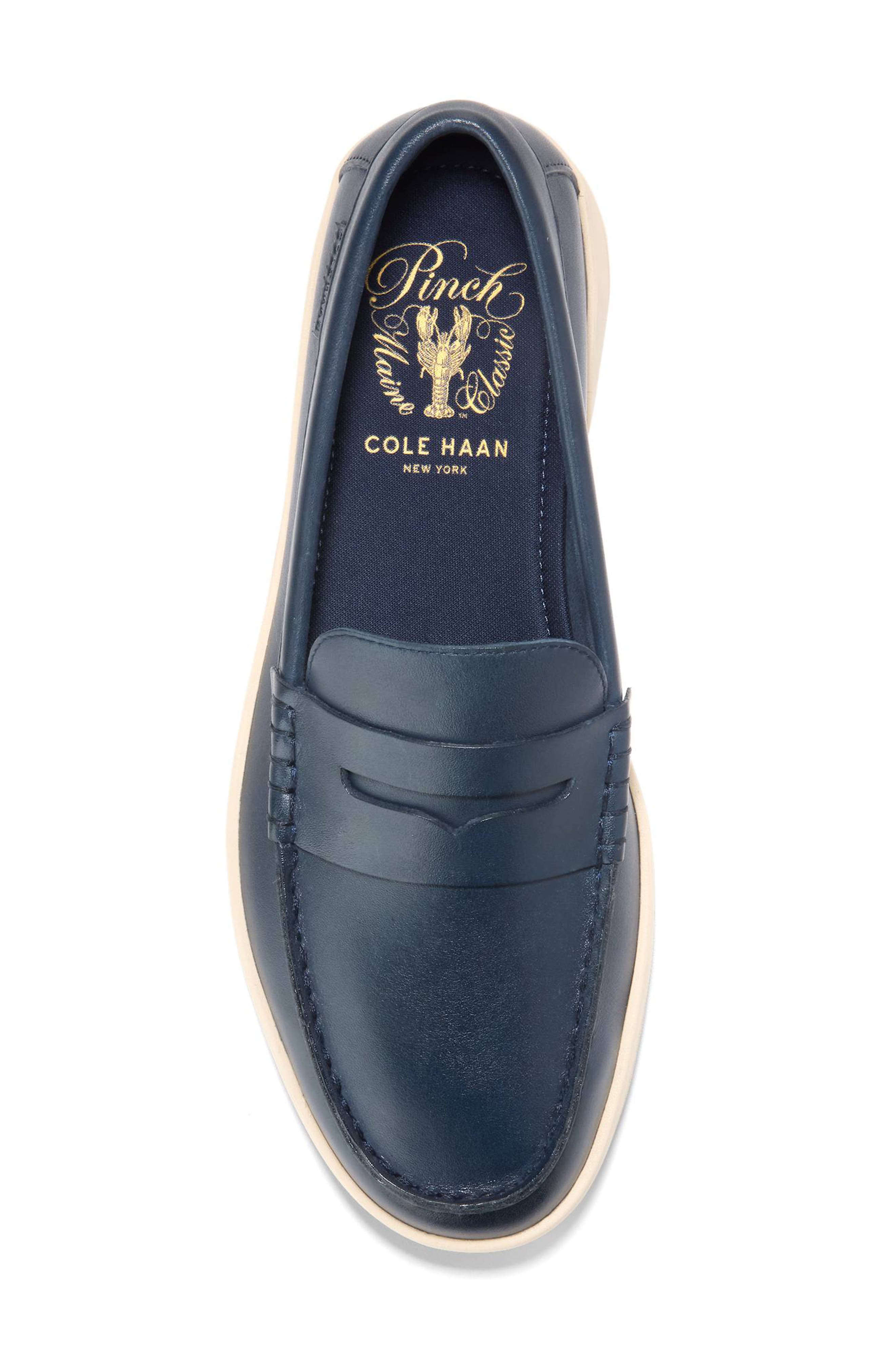 Cole Haan Pinch Weekend Penny Loafer, Alternate, color, Navy Blazer / Angora