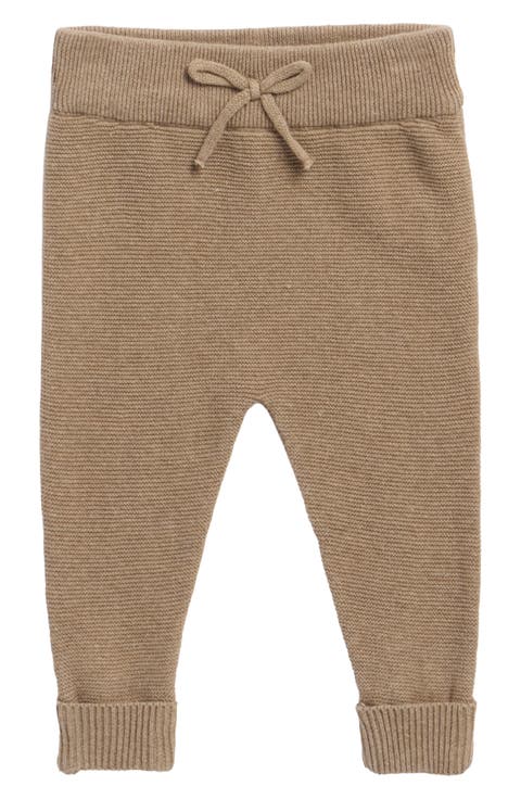 Kids' Heathered Organic Cotton Knit Pants
