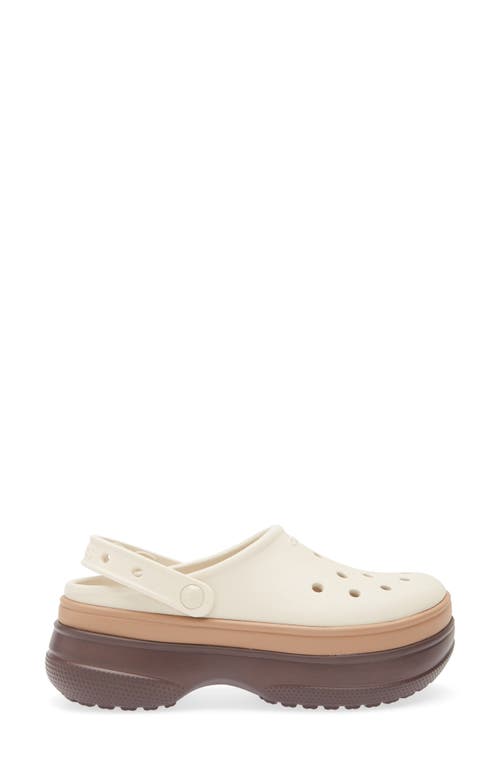 Crocs Classic Stacked Clog In Brown