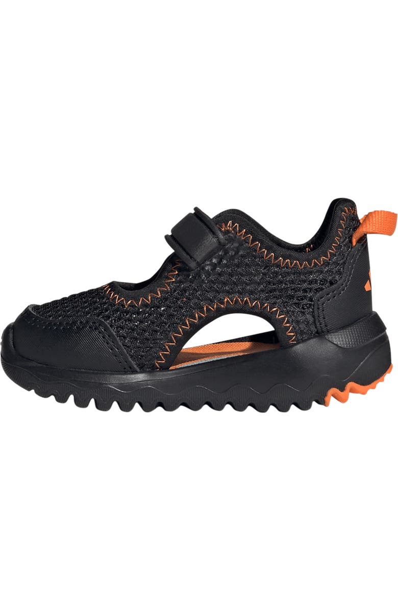 adidas Kids' Summerflex Sandal, Alternate, color, Core Black/ Pure Orange