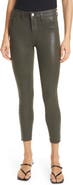 L'AGENCE Margot Coated Crop Skinny Jeans