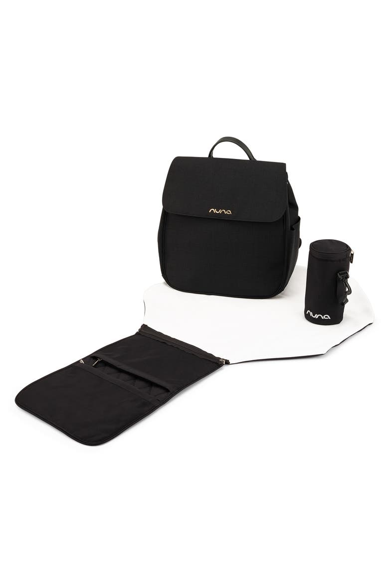 Diaper Changing Backpack & Insulated Bottle Case, Alternate, color, CAVIAR