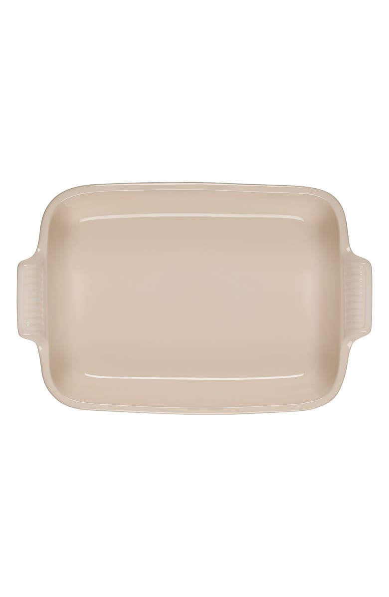Le Creuset Heritage 4-Quart Rectangular Stoneware Dish, Alternate, color, Sea Salt