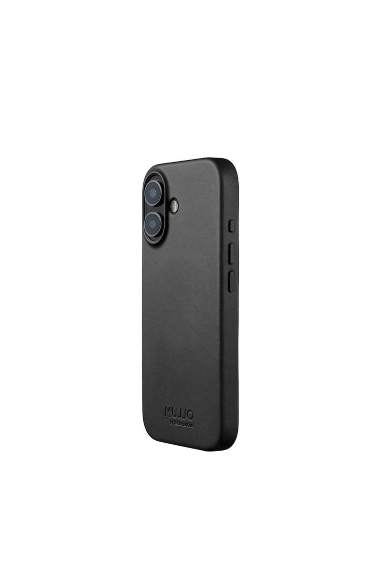 Full Leather Case for iPhone 17, Alternate, color, Black