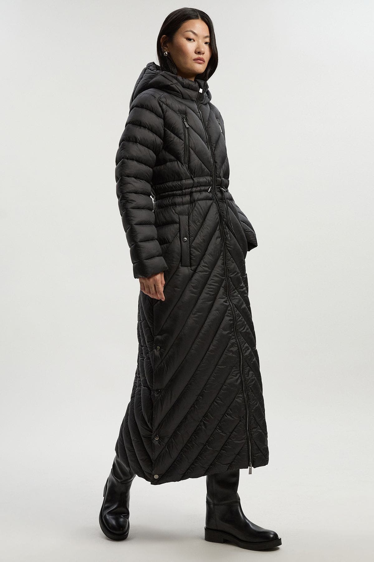 Petite Lightweight Packable Maxi Coat