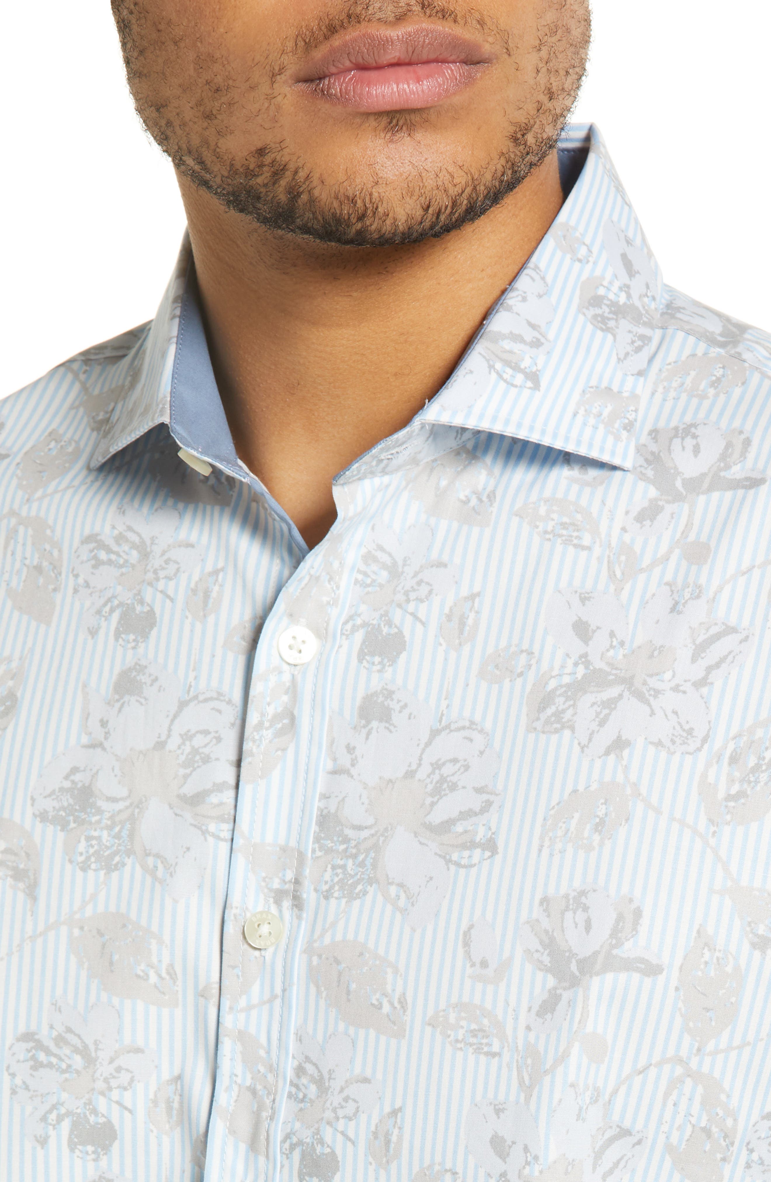 Hardy Cotton Short Sleeve Button-Up Shirt - image 2