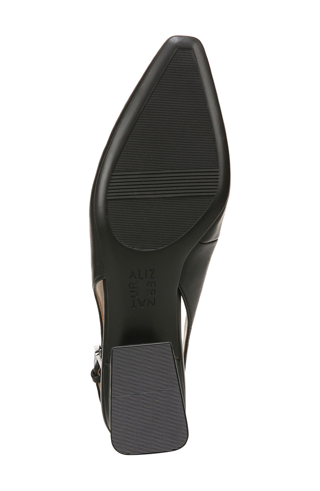 Naturalizer Ginger Slingback Pump, Alternate, color, Black Synthetic