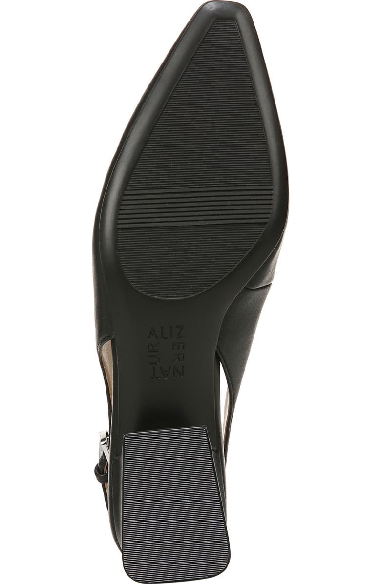 Naturalizer Ginger Slingback Pump, Alternate, color, Black Synthetic