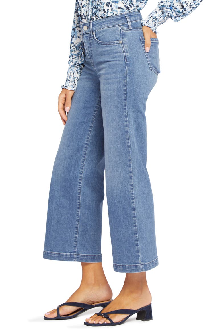 Teresa Ankle Wide Leg Jeans, Alternate, color, SWEETBAY