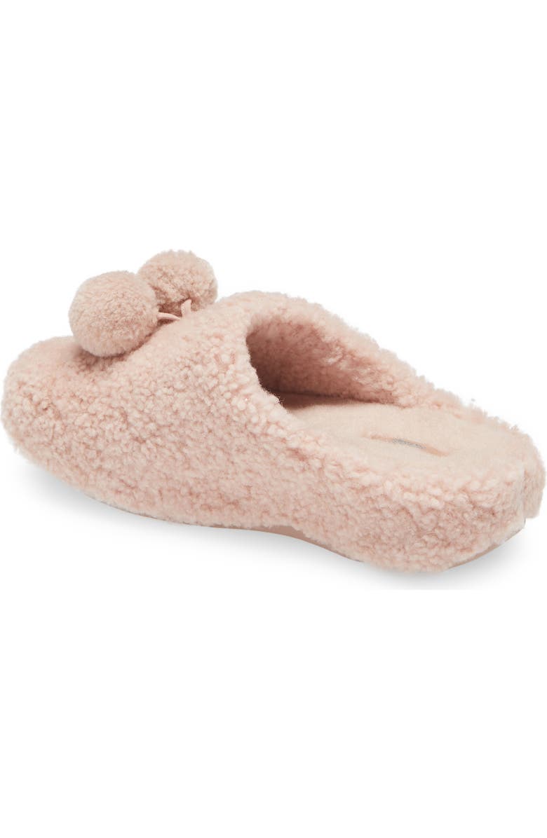 FitFlop Shuv Pom Pom Genuine Shearling Clog Slippers, Alternate, color,