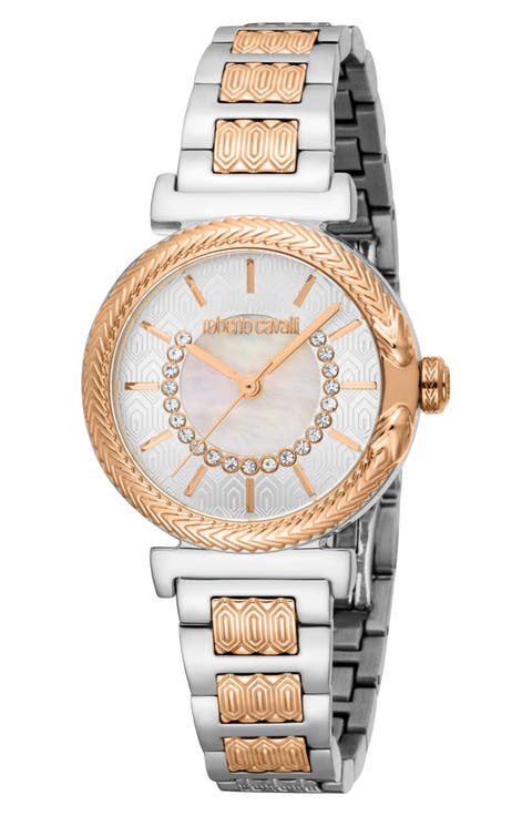 Eclira Two Tone Watch