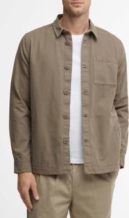 Barbour Washed Button-Up Overshirt