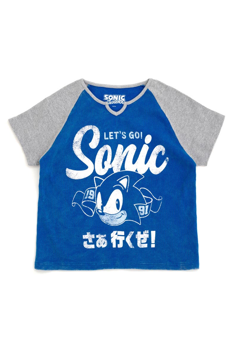 Sonic the Hedgehog Short Sleeve T-Shirt, Main, color, Sonic Blue Grey