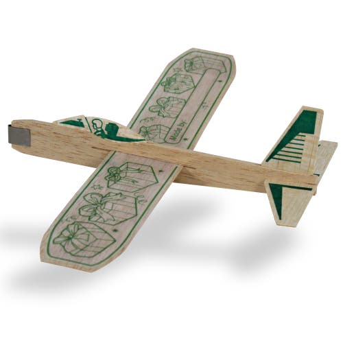 Guillow's 12" Happy Birthday Balsa Glider Planes, 6 Pack in Beige  product