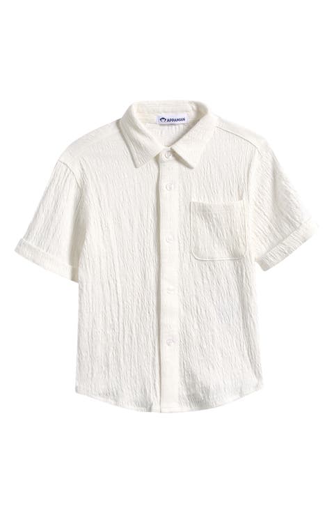 Kids' Beach Short Button-Up Shirt (Toddler, Little Kid & Big Kid)