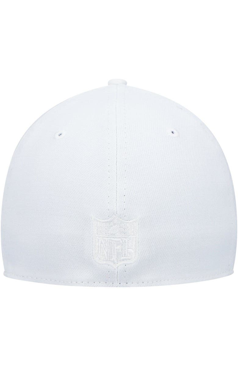 New Era Men's New Era White Buffalo Bills Throwback Logo Iced II 39THIRTY Flex Hat, Alternate, color, 