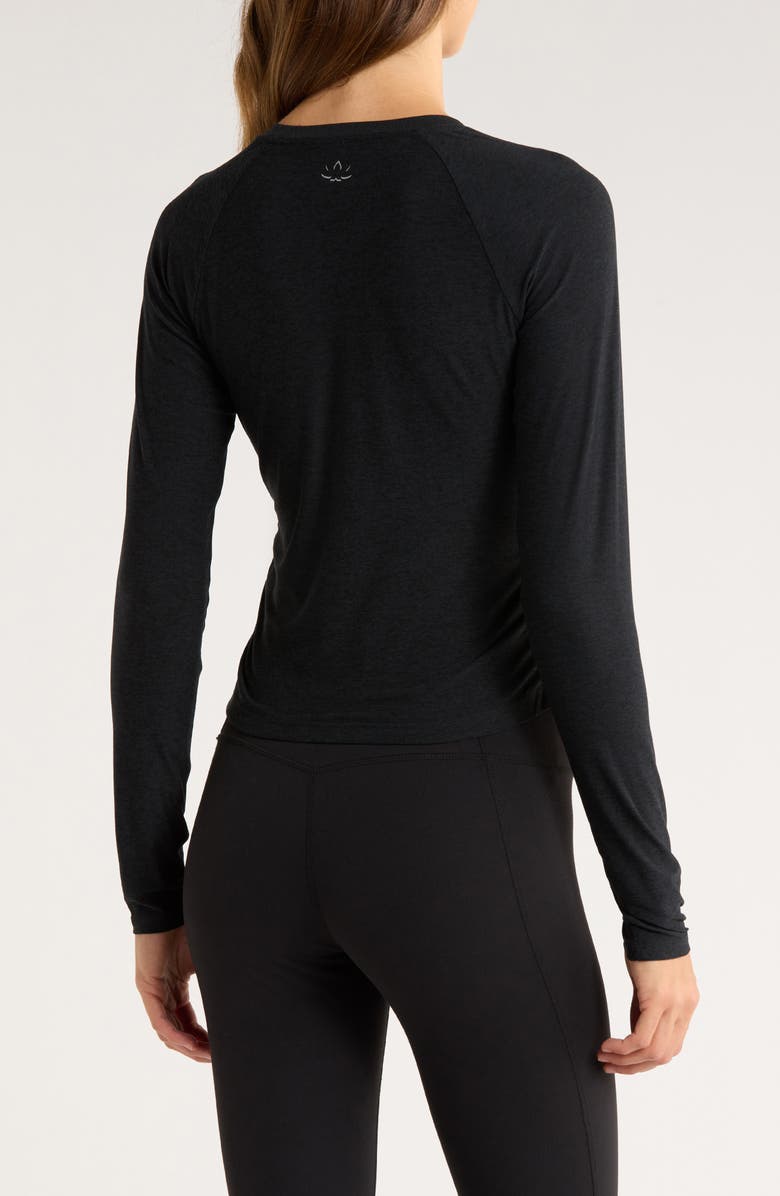 Beyond Yoga Featherweight Your Fit Long Sleeve Top, Alternate, color, Darkest Night