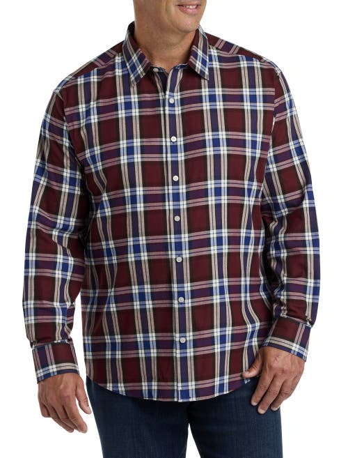 Untuckit Fit By Dxl Untuckit Larson Sport Shirt In Red
