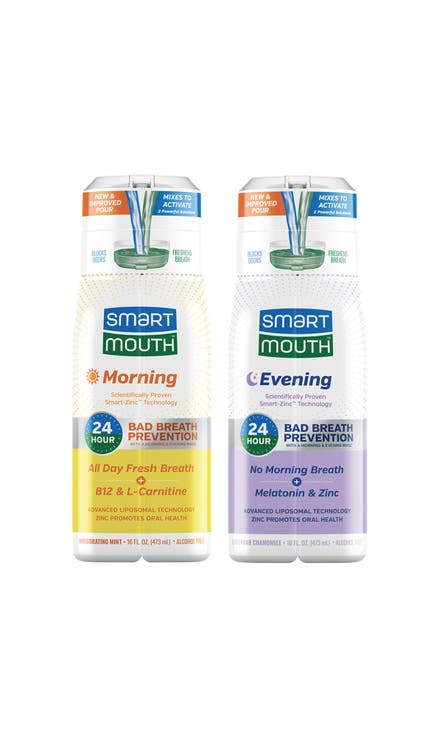 Advanced Liposomal Morning Evening Mouthwash Bundle Alcohol Free 16 fl oz Each