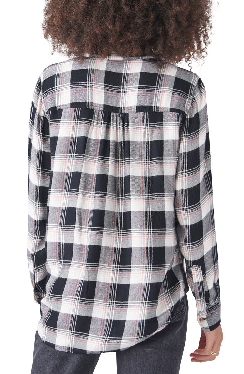 Lucky Brand Plaid Boyfriend Shirt, Alternate, color, 
