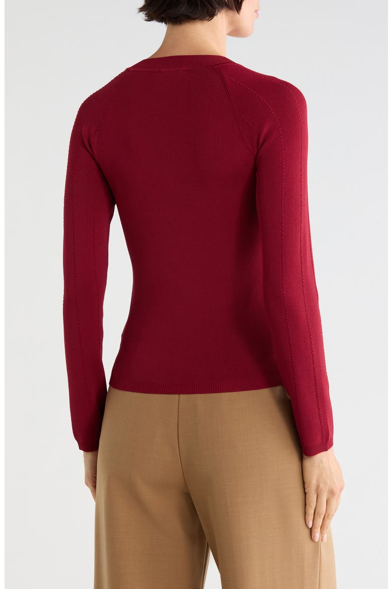 Gretchen Sweater, Alternate, color, BLACK CHERRY/ GOLD