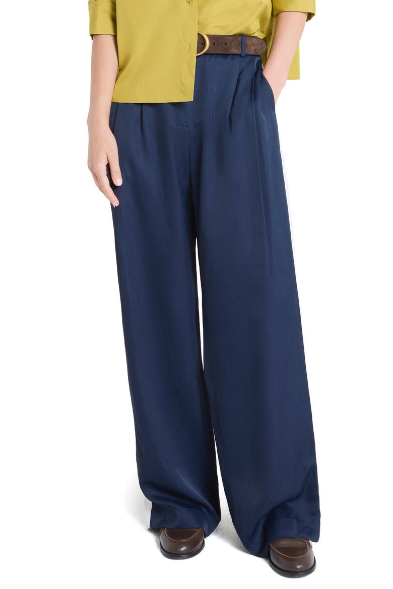 Sulli Side Stripe Pants, Main, color, MIDNIGHT / BONE