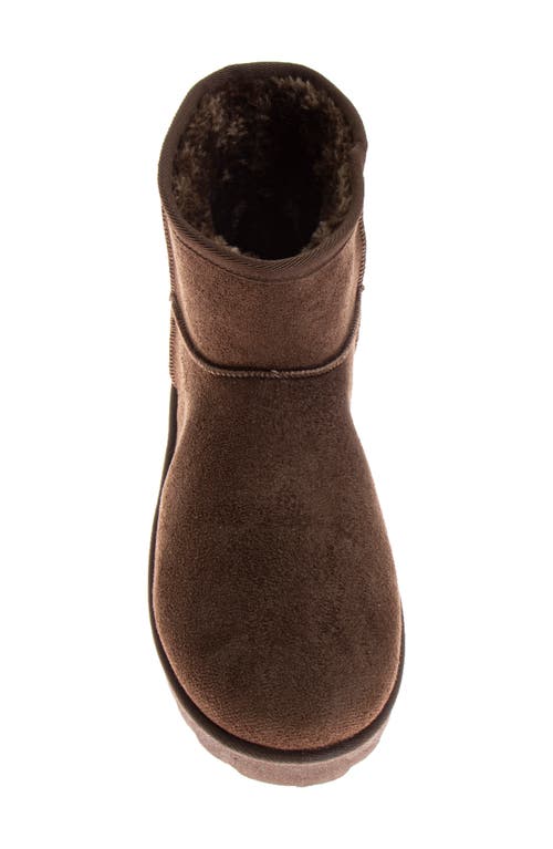 Avalanche Faux Shearling Lined Winter Boot In Brown