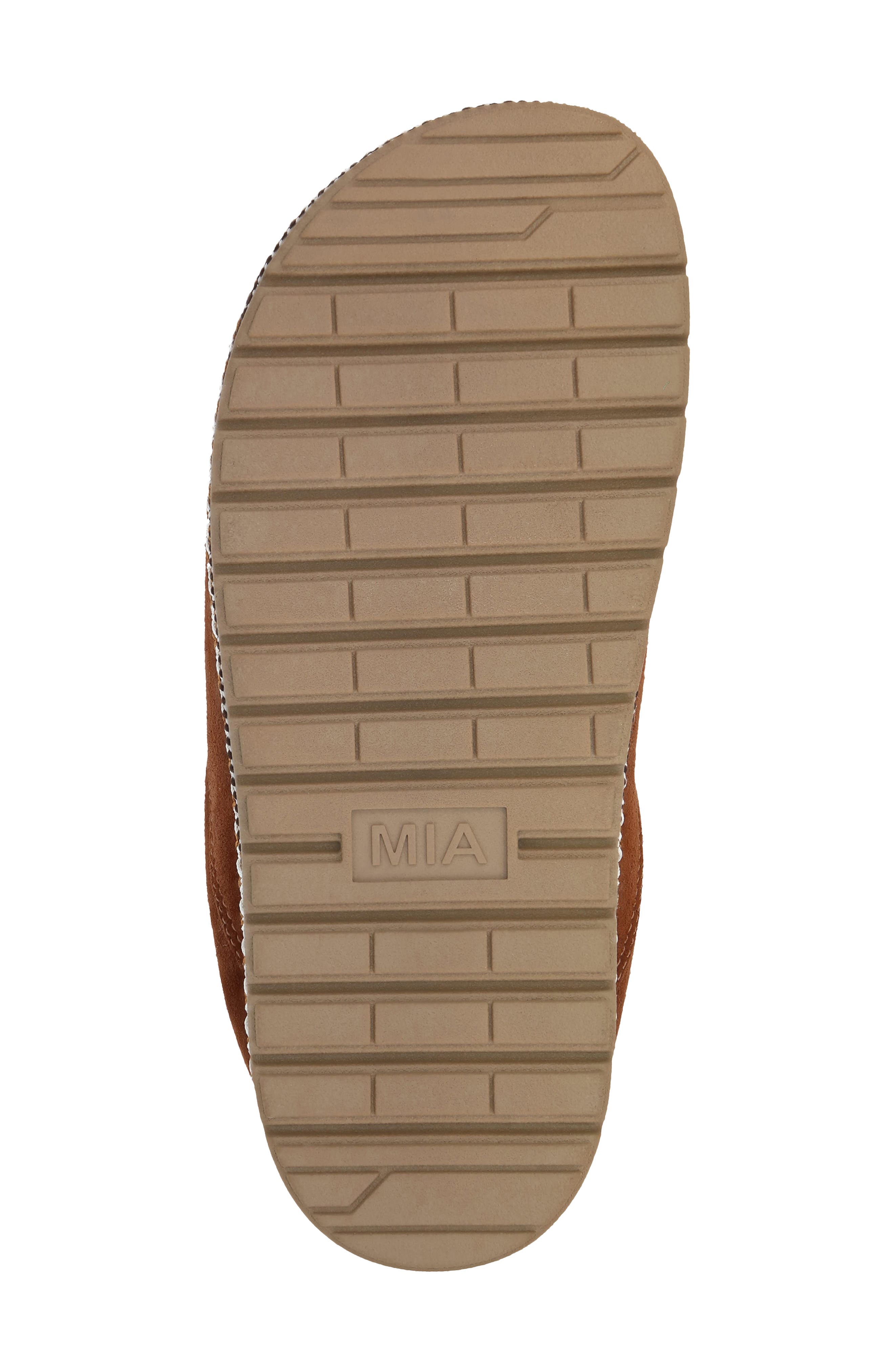 Villas Faux Shearling Clog, Alternate, color, COGNAC