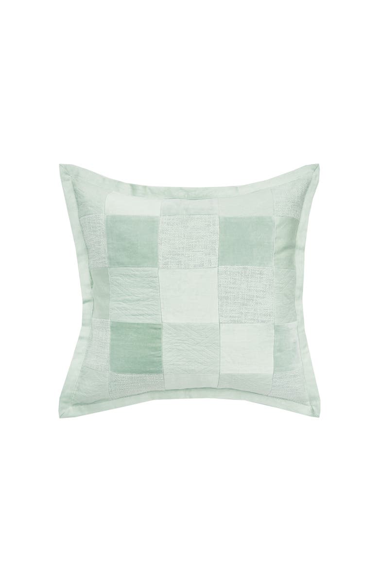 ELISABETH YORK Pia Sea Glass Accent Throw Pillow, Main, color, Green