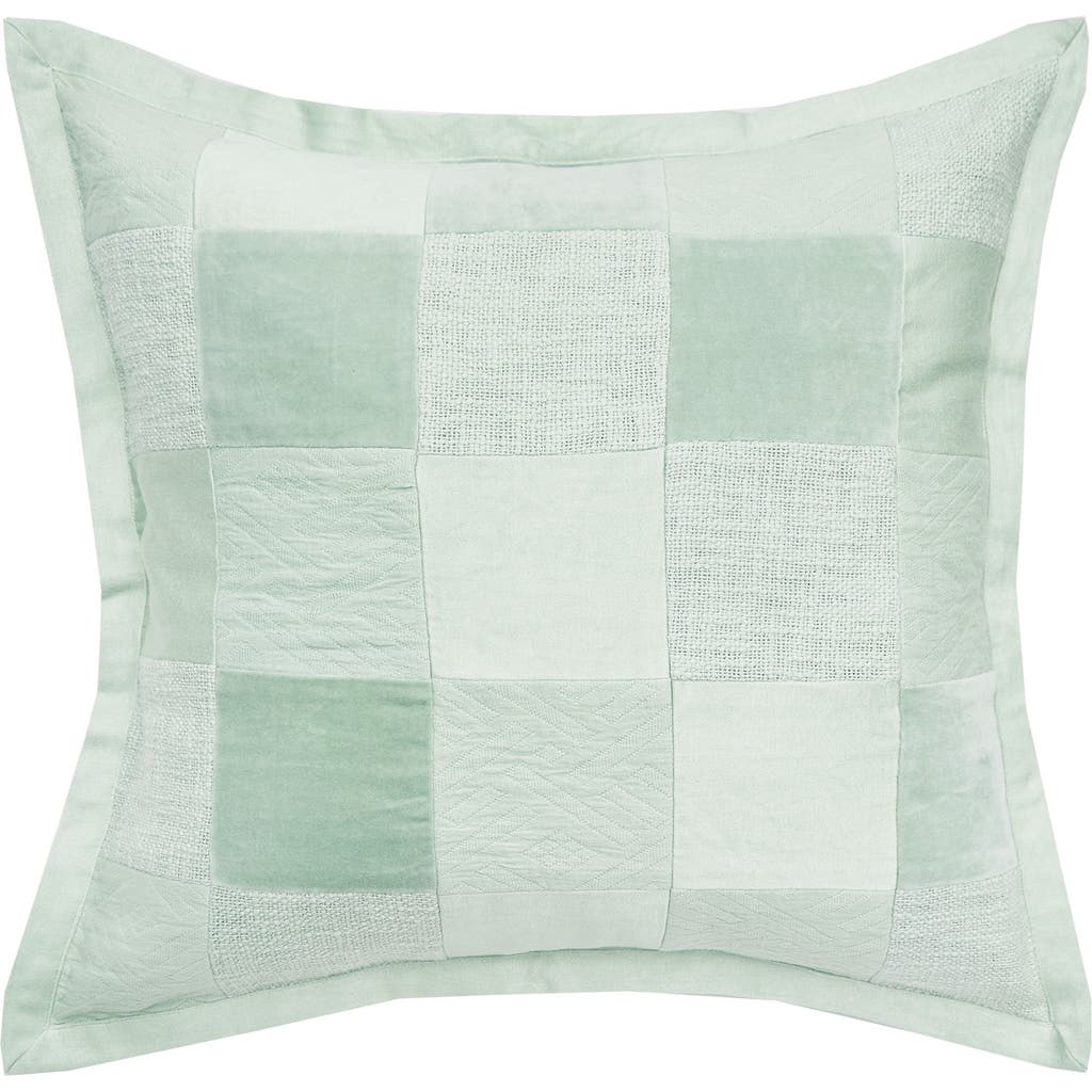 Elisabeth York Pia Sea Glass Accent Throw Pillow In Green