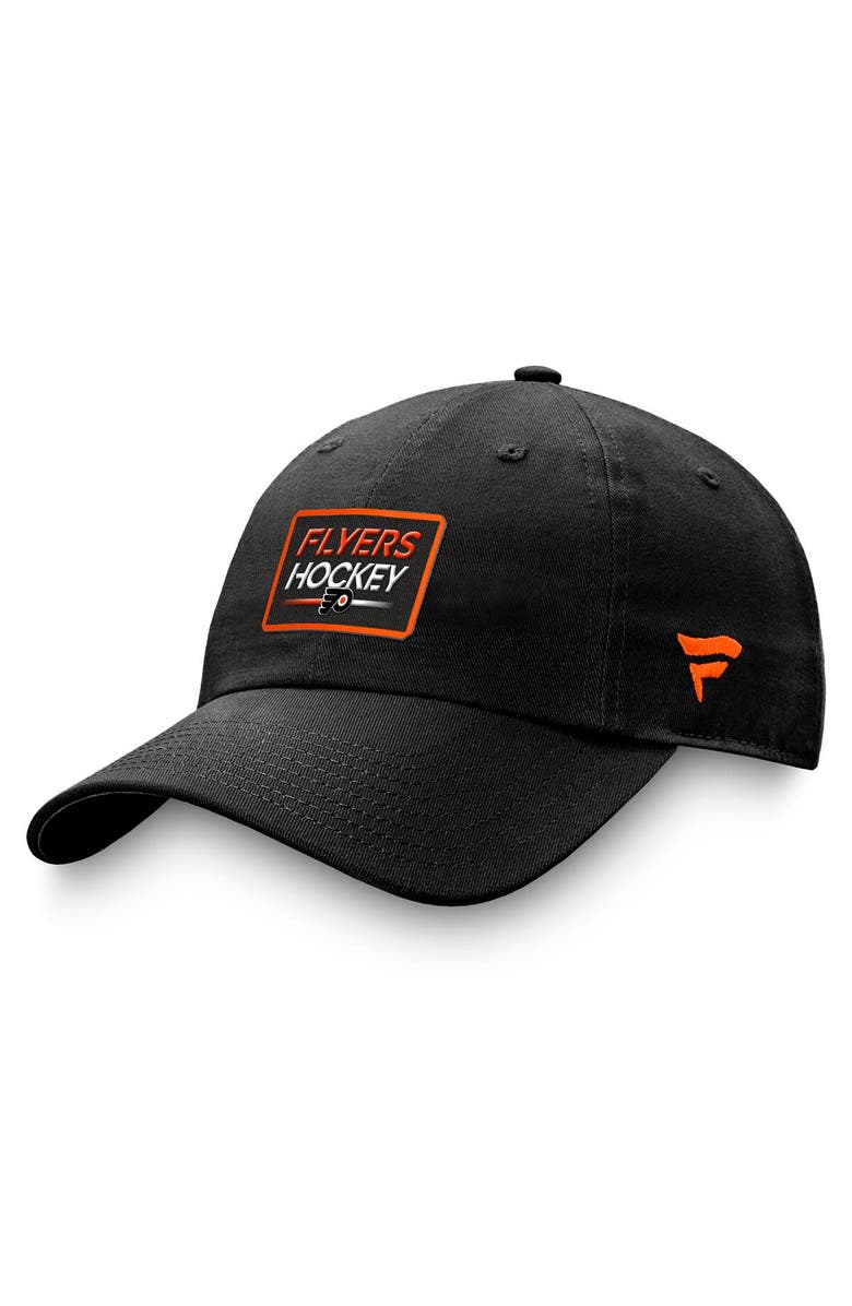 FANATICS Men's Fanatics Branded  Black Philadelphia Flyers Authentic Pro Prime Adjustable Hat, Main, color, 