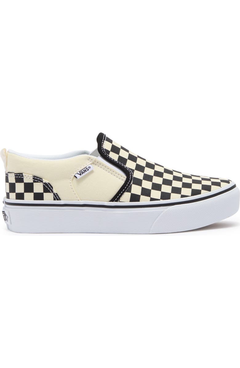 Vans My Asher Checkerboard Platform Slip On Sneakers, Alternate, color,
