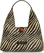 Marni Mini Stripe Top Handle Bag
