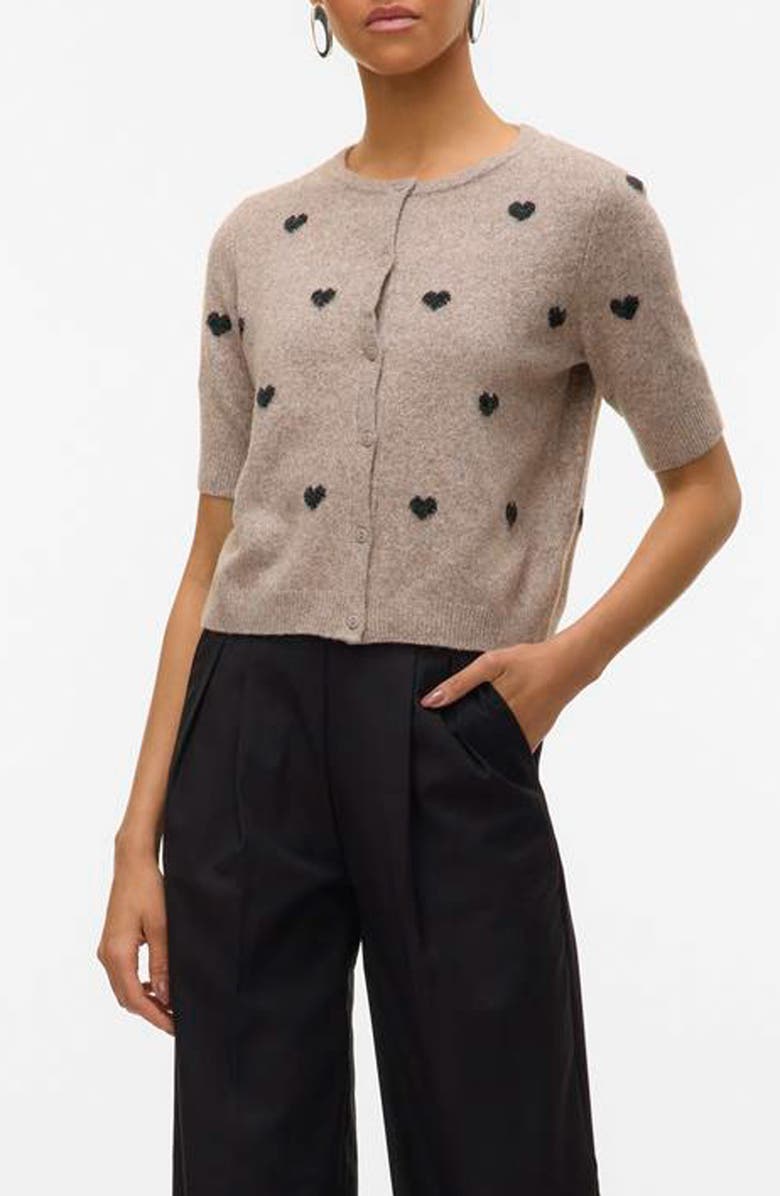 VERO MODA Offy Intarsia Cardigan, Main, color,