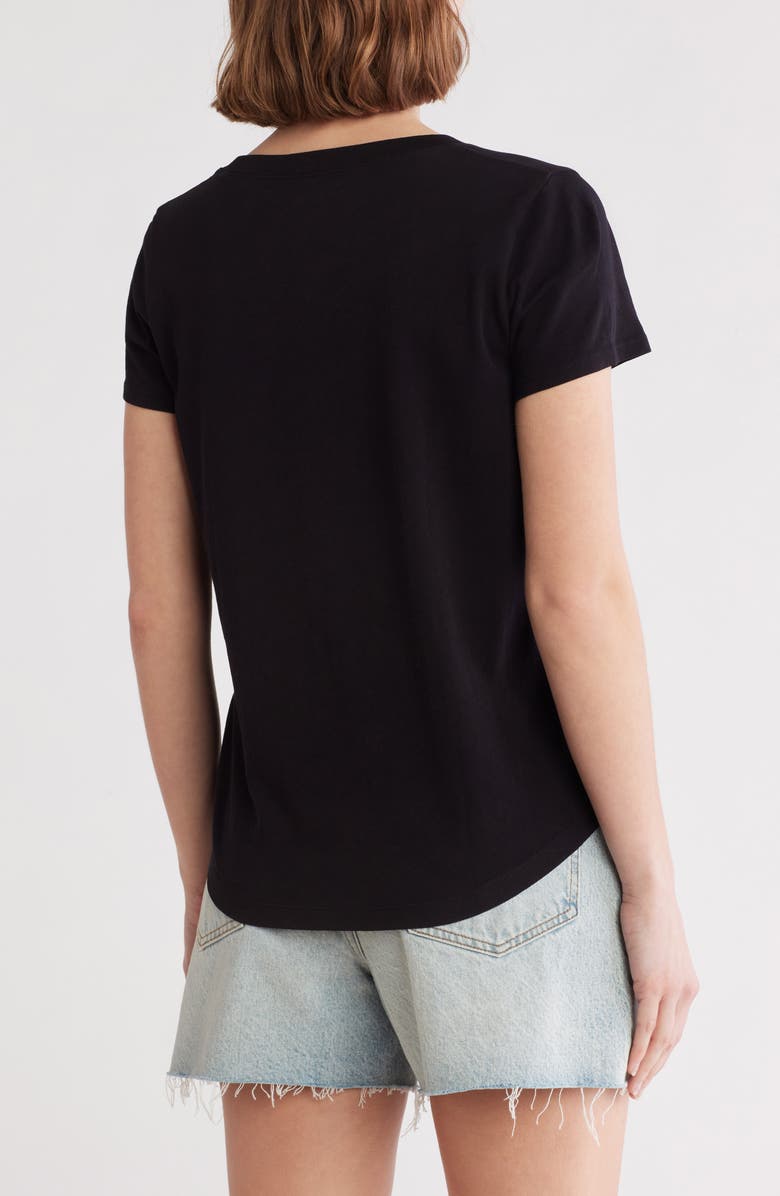 Madewell Vintage Crewneck Cotton T-Shirt, Alternate, color, Jet Black