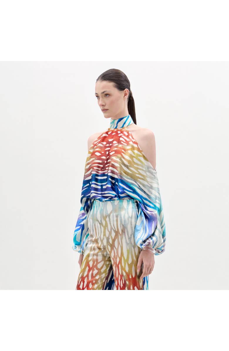SILVIA TCHERASSI Safira Blouse, Main, color, Coral Symphony