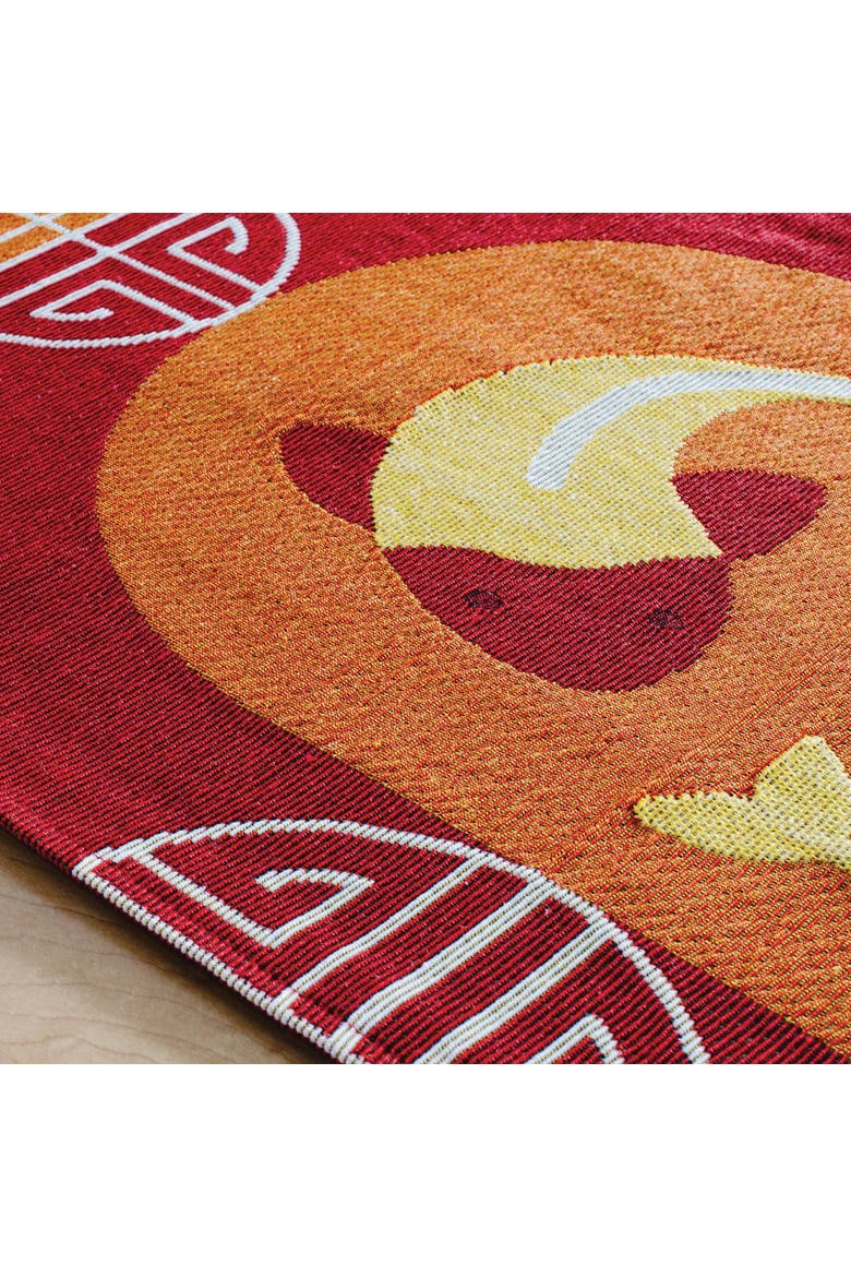 Chinese Decorative Runner, Alternate, color, Red