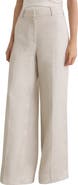 Reiss Nolah Wide Leg Linen Blend Pants