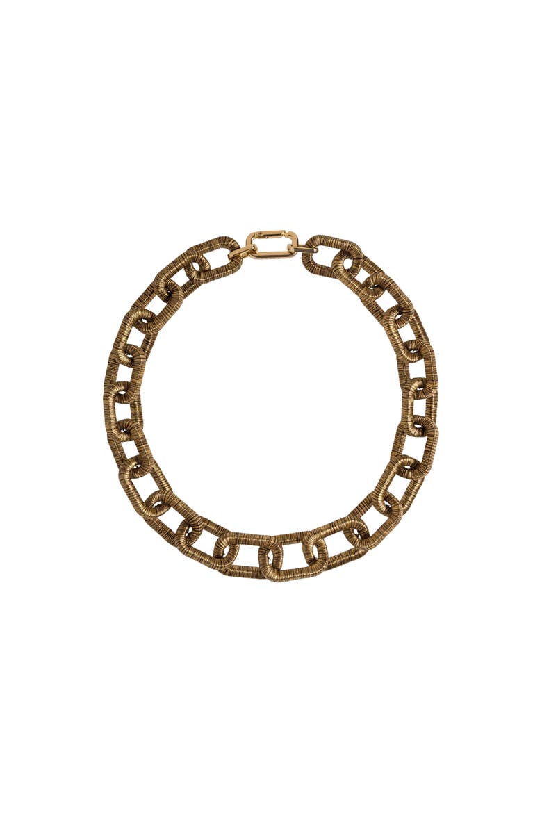 Catena Necklace Antique Gold, Main, color, Antique Gold