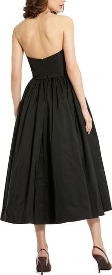 Mac Duggal*3Dローズ*ハートネックライン*Aライン*ミディドレス 00000000_zi_d50c4d9e-feda-4033